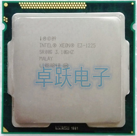 Inteligencia Xeon E3 1225 E3-1225 (3,1 GHz/6MB /4 núcleos/Socket 1155/5 GT/equipo servidor central CPU E3-1225 envío gratis (trabajo 100%) ► Foto 1/1