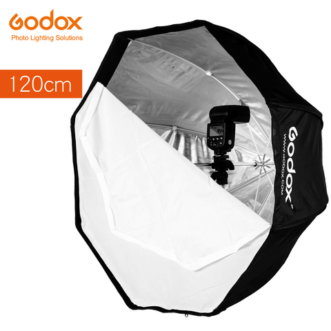 Godox Photo Studio 120 cm 47in portátil Octagon Flash Speedlite paraguas Softbox caja suave Reflector Brolly ► Foto 1/6