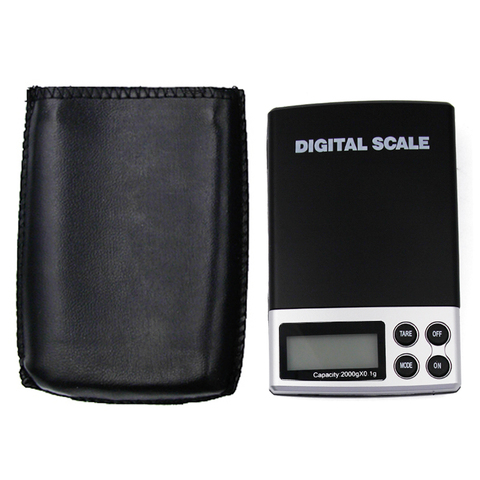 Mini báscula Digital de bolsillo, 0,1g, 2kg, 2000g, pantalla LCD, 18% de descuento ► Foto 1/6