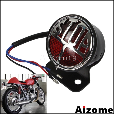 Luz trasera LED para motocicleta, luz de freno para Harley o Triumph, personalizada, Bobber Cafe Racer ► Foto 1/6