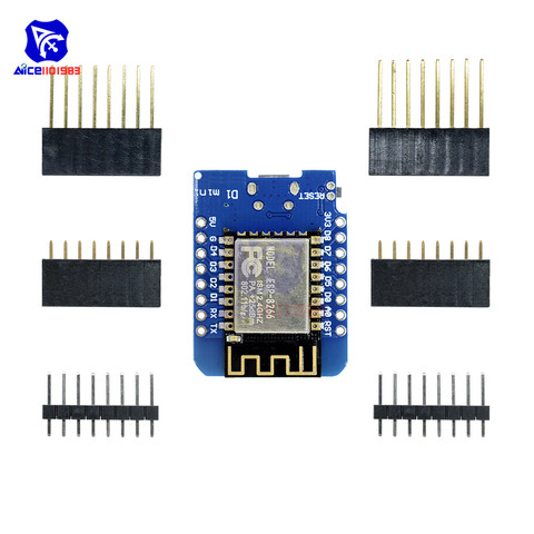 ESP8266 ESP-12 ESP-12F CH340G CH340 Micro USB para Arduino WeMos D1 Mini WIFI Placa de desarrollo D1 Mini NodeMCU V2 IOT de 3,3 V ► Foto 1/6