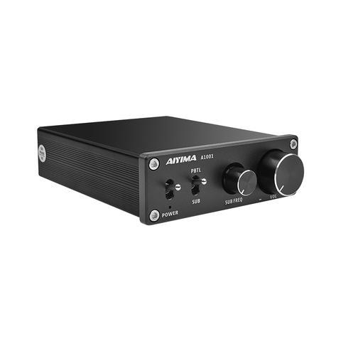 AIYIMA-miniamplificador de Audio Hifi TPA3116D2 NE5532P, Clase D, se puede cambiar a amplificador de bajos de alta potencia con enchufe de alimentación ► Foto 1/6