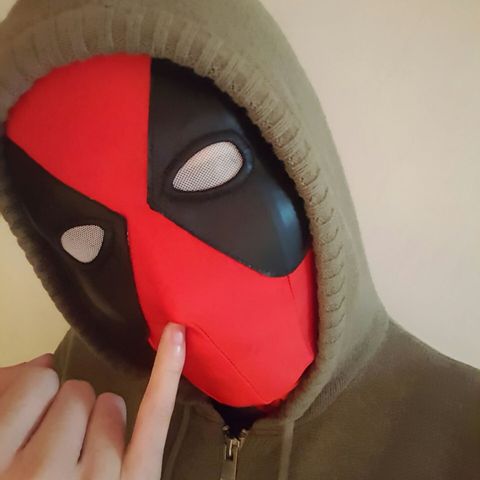 Lycra tramo Super Deadpool máscara Halloween Cosplay Deadpool medias capucha Party máscaras para adultos y niños ► Foto 1/1