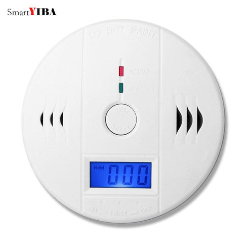 SmartYIBA-Sensor fotoeléctrico LCD de monóxido de carbono, alarma de seguridad para el hogar, Sensor de CO Gas, Detector independiente ► Foto 1/6