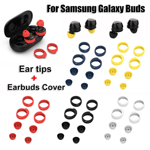 Funda antideslizante para auriculares, Kits de puntas para los oídos, de silicona, para Samsung Galaxy ► Foto 1/6