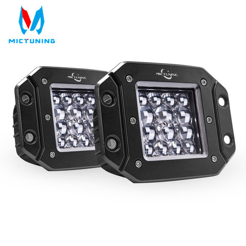 MICTUNING-Barra de luces LED de conducción para camión, foco de luz LED antiniebla DE TRABAJO, resistente al agua, para chip Philips, 5 