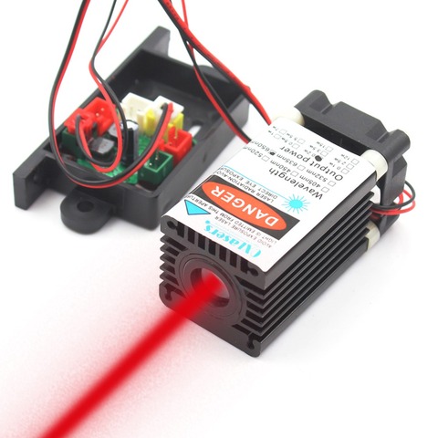 Oxlasers-módulo láser rojo, 650nm, 150mW, 200mW, haz ancho con ventilador de refrigeración y adaptador de 12V CC, Envío Gratis ► Foto 1/6