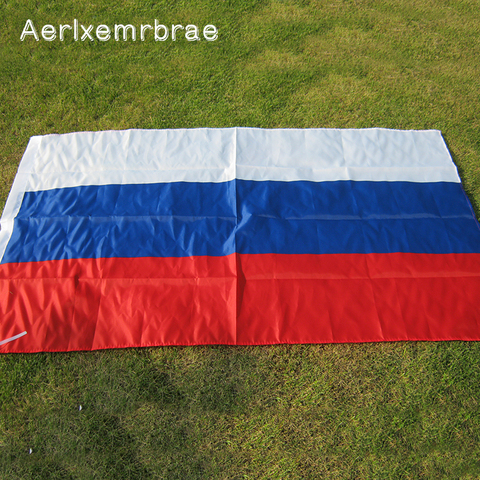 Bandera de aerlxemrbrae, 60x90cm y 90x150cm, Bandera Nacional Rusa colgante para decoración de Festival para el hogar ► Foto 1/4