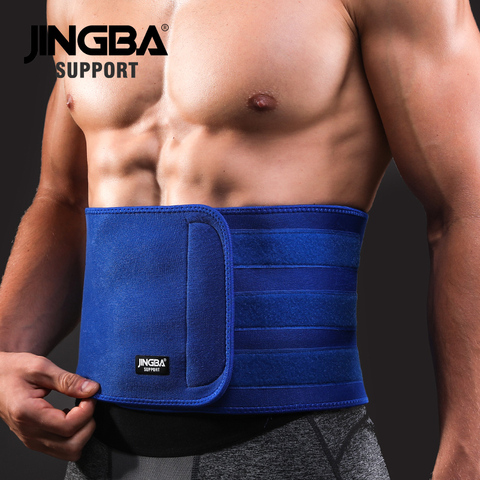 Soporte de JINGBA Slim fit Abdominal cintura sudor cinturón deportivo cintura recortadora soporte de seguridad espalda soporte Lumbar banda protectora ► Foto 1/6