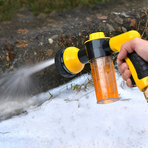 Pistola de agua de espuma para coche, accesorio profesional multifunción para lavado de espuma para nieve, limpieza a alta presión ► Foto 1/6