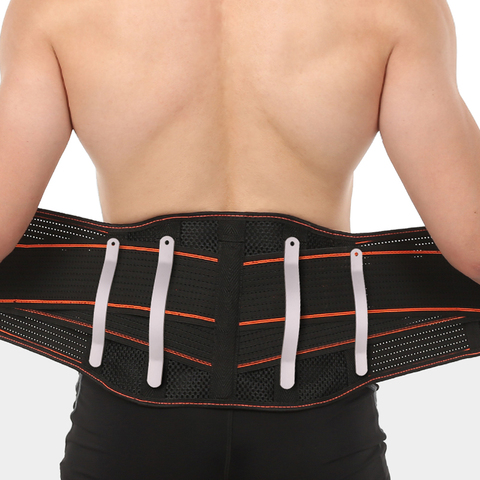 Cinturón de soporte para cintura con autoterapia de turmalina, soporte Lumbar para espalda, soporte elástico, Corrector de postura ► Foto 1/6