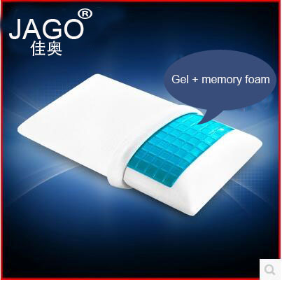 JAGO-almohada de Gel ortopédica de espuma viscoelástica, cómoda almohada de espuma de memoria de 70x41x14 CM para dormir en azul ► Foto 1/1