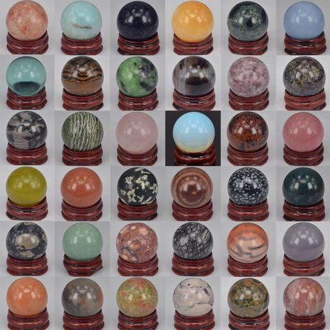 Natural de cuarzo rosa de piedras preciosas Reiki de cristal esfera sanadora masaje huevo mundo colección decoración de hogar ► Foto 1/1