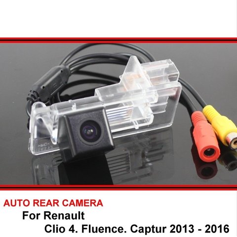 Para Renault Clio 4 Fluence Captur 2013 ~ 2017 HD CCD coche impermeable copia inversa de retrovisor cámara de Vista trasera de estacionamiento la noche visión ► Foto 1/5