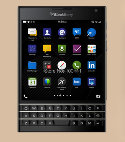 Q30 Original BlackBerry passport Q30 teléfono móvil desbloqueado 13MP Cámara 3GB RAM 32GB ROM teclado árabe inglés, envío gratis ► Foto 1/5