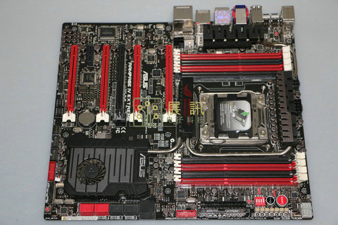 Envío Gratis original de la placa base para ASUS alboroto IV extrema X79 R4E BF3 DDR3 LGA 2011 para I7 USB2.0 64 GB placa base de escritorio ► Foto 1/1