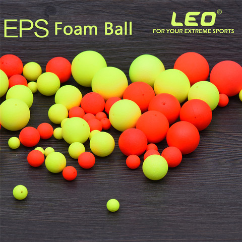20 unids/lote φ 6,5mm-27mm EPS flotador de espuma para pesca duro bolas flotabilidad de flotador de bola de flotadores de pesca Pesca al aire libre de ► Foto 1/6