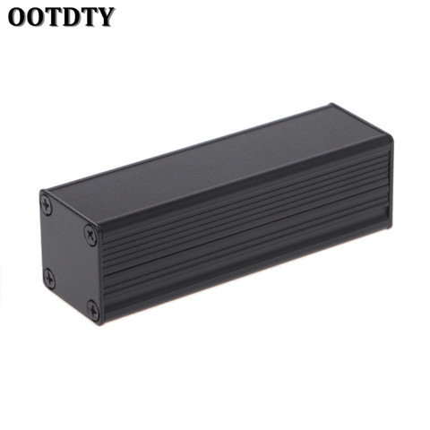 OOTDTY-caja de aluminio para proyectos electrónicos, negra, 80x25x25mm ► Foto 1/6