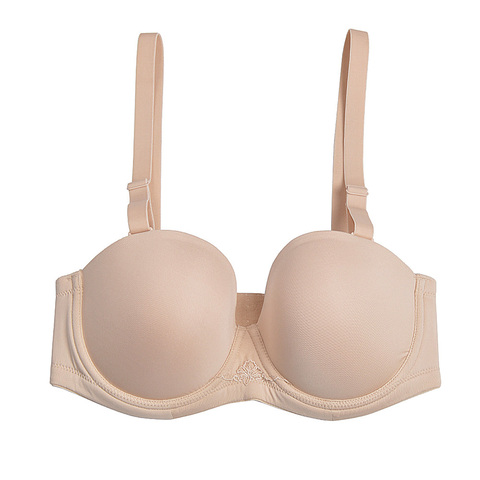 YANDW-Sujetador liso sencillo con aros para mujer, ropa interior Sexy para el día a día, de talla grande, multicolor, Bralette 32 34 36 38 40 42 44 B C D E F G H ► Foto 1/6