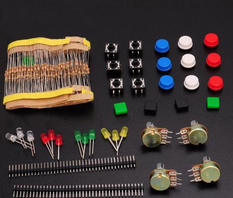 Kit de componentes (Resistor de película de carbono + LED + potenciómetro WTH148), Kit de componentes súper electrónicos, piezas normales, paquete surtido ► Foto 1/1