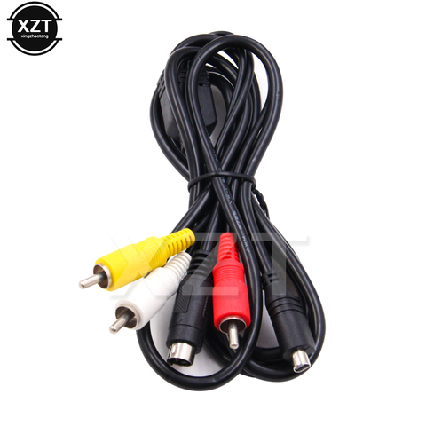 Cable AV de plomo de alta calidad, conector DVI DV de 10 pines A 3 RCA s-video para Sony DCR Handycam videocámara Digital VMC-15FS A/V ► Foto 1/4