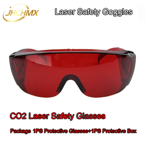 Envío Gratis láser gafas de seguridad protección gafas de seguridad para láser para CO2 máquina de grabado láser de corte ► Foto 1/6