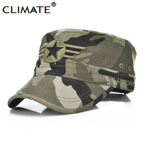 CLIMATE Army-Gorra sombrero militar de la Fuerza Aérea para hombre, sombrero militar de la Fuerza Aérea de los Estados Unidos ► Foto 1/1