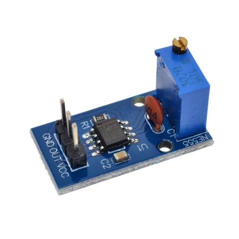 2 piezas NE555 generador de pulso de frecuencia ajustable para Arduino Smart Car ► Foto 1/6
