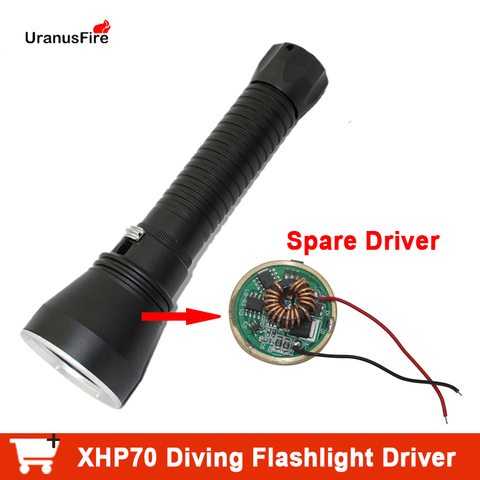 Controlador de luz LED de buceo, potente controlador de atenuación continua de 8,4 v para XHP70 XHP70.2, linterna, Bombilla de lámpara, 1 ud. ► Foto 1/6