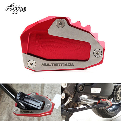 Soporte lateral de la placa de extensión del soporte de la motocicleta para Ducati Multistrada 1200 Multistrada 1260 Multistrada1200S Multistrada1200GT ► Foto 1/6