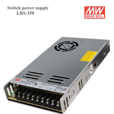 Fuente de alimentación conmutada Meanwell LRS-350, 12V, 24V, 36V, 48V, 350W, Original MW, marca Taiwán, LRS-350-24 ► Foto 1/5