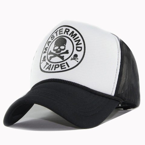 Sombrilla de pareja de algodón para hombre y mujer, gorra de béisbol de malla transpirable con patrón de Calavera, protector solar, sombreros de Sol de estilo Hip Hop para verano, P43 ► Foto 1/6