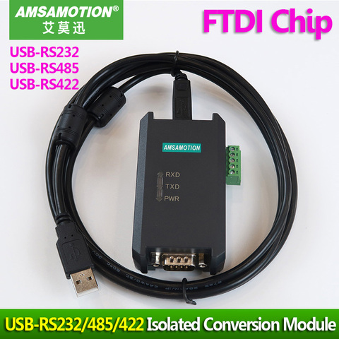 Grado Industrial USB-RS485 USB-RS422 USB-RS232 FTDI Chip aislado señal módulo de conversión USB-232/485/422 magnético de aislamiento ► Foto 1/6