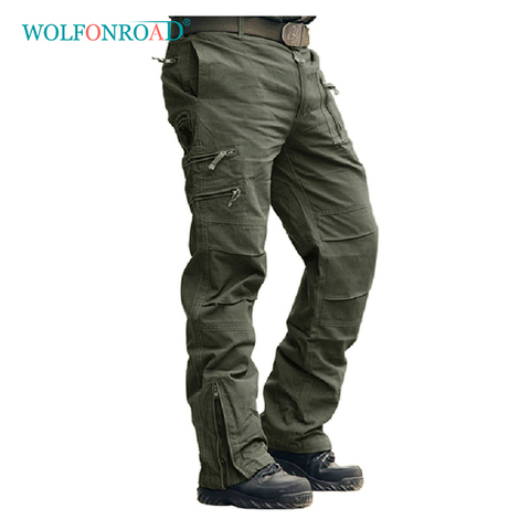 Pantalones Cargo tácticos para hombre, pantalón militar de combate,  resistente al desgaste, color negro - AliExpress