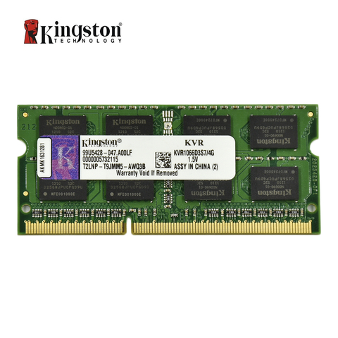 Kingston memoria RAM DDR3 4G 1066 MHz PC3-8500S CL5 204pin 1,5 V memoria portátil ► Foto 1/3