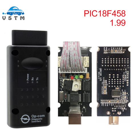 Herramienta de diagnóstico para Opel, accesorio OPCOM V1.99 1,95 1,78 1,70 para Opel OP COM OP-COM con Firmware PIC18F458 V1.95 A +, OBD2 ► Foto 1/6