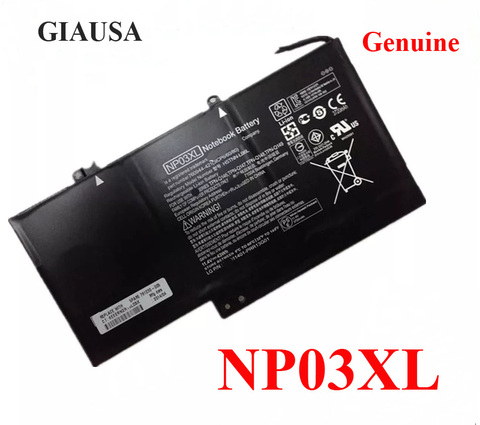 GIAUSA de NP03XL batería para HP Pavilion X360 13-A010DX TPN-Q146 TPN-Q147 TPN-Q148 HSTNN-LB6L 760944-421 NP03 batería ► Foto 1/2