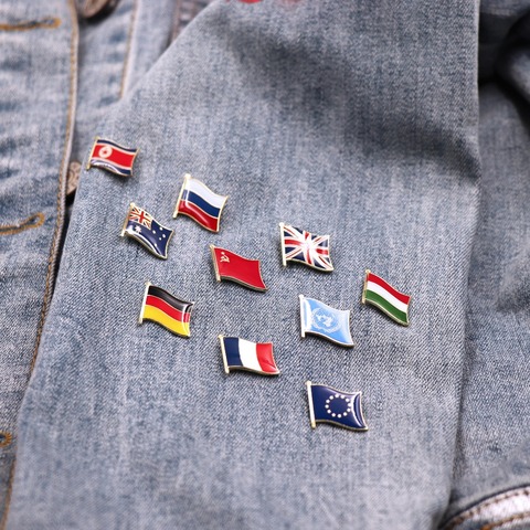 Venta al por mayor 300 + Bandera de países Laple Pin insignia Pin para que usted elija ► Foto 1/6