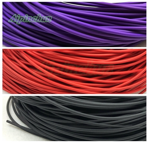 Cable DIY de 2 metros/lote Aipinchun para auriculares de Audio, reparación de Cable de repuesto, Cable de auriculares negro/rojo/morado ► Foto 1/6