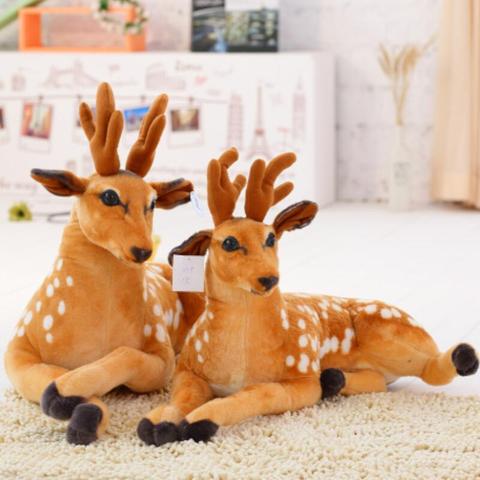 Peluche de imitación ciervo SICA para niños, juguete de peluche suave, regalo de cumpleaños ► Foto 1/4