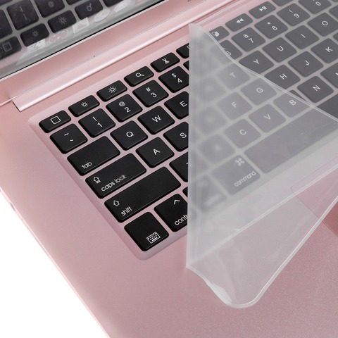 Cubierta de teclado Protector Universal piel impermeable teclado película protectora transparente silicona 14 