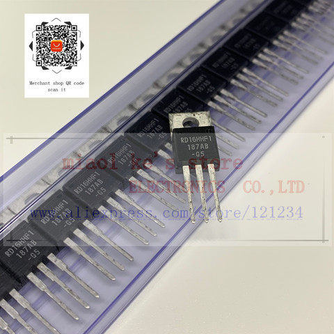 [5 uds] 100% nuevo Original; RD16HHF1 RD16HHF1-501 RD16HHF1-101 [Transistor MOSFET 30MHz 16W] sustituye 2SC3133 2SC1945 2SC1969 ► Foto 1/6