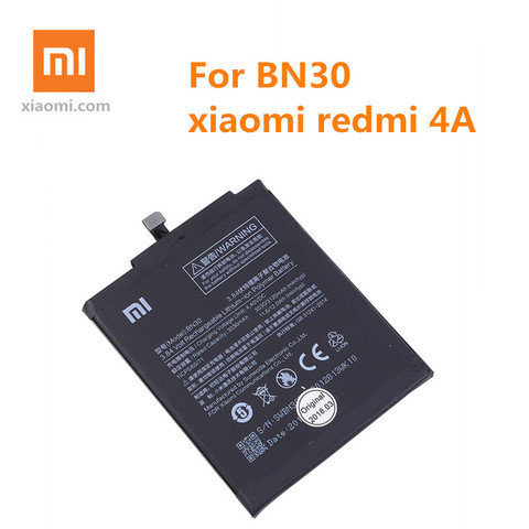 Teléfono Xiaomi Original para Xiaomi Redmi 4A, BN30, 100% mAh, Redrice 4A, batería de alta calidad + herramientas, 3120 ► Foto 1/3