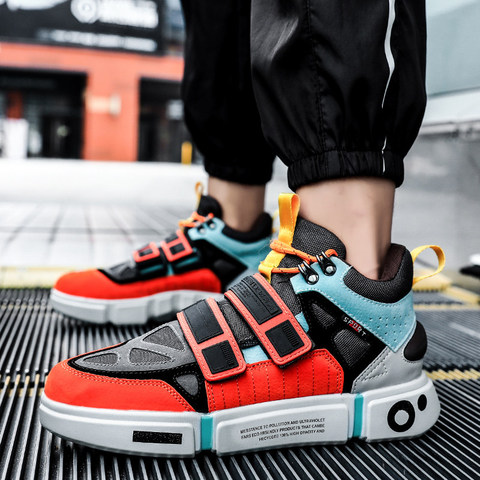 X Brand-Zapatillas de microfibra cómoda para Hombre, zapatos informales con plataforma colorida, para exteriores, 2022 ► Foto 1/6
