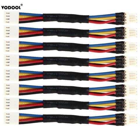 VODOOL 8 unids/lote Fan resistencia Cables PC de la velocidad del ventilador de enfriamiento reducir de alimentación de 4 pines de tipo macho a Cable convertidor hembra adaptador ► Foto 1/6