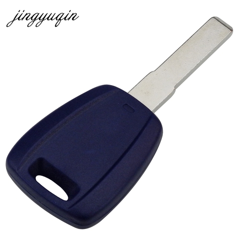 Jingyuqin-carcasa para llave de coche Fiat 500, transpondedor SIP22 Ducato, sin cortar, azul, funda en blanco ► Foto 1/3