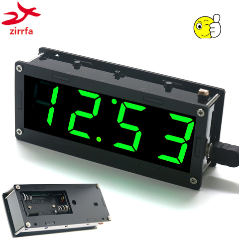Kit DIY electrónico-Kit de reloj digital de tubo DS3231 de alta precisión, Kit de 1 pulgadas, pantalla de 4 dígitos con funda, bricolaje, electrónico ► Foto 1/6
