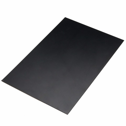 1 Unidad 1mm grosor ABS estireno plástico placa plana 200mm x 300mm negro para herramientas industriales ► Foto 1/4