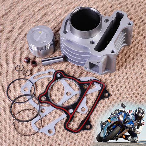 Kit de perforación grande DWCX 47mm anillos de pistón cilíndricos aptos para GY6 50cc a 80cc Scooter de 4 tiempos ATV con motor 139QMB 139QMA ► Foto 1/6