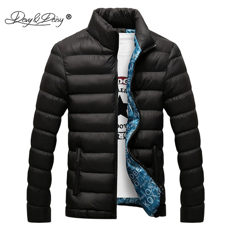 DAVYDAISY-Chaqueta de invierno para hombre, Parka ultraligera con cuello levantado, abrigo informal cálido, prendas de vestir exteriores de marca, M-6XL JK056, novedad de 2022 ► Foto 1/5